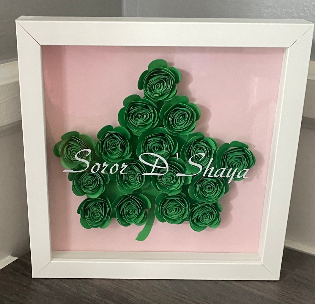 Ivy Leaf Shadow Box