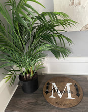 Load image into Gallery viewer, 12&quot; Monogram Round Wood w/ Handles
