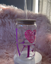 Load image into Gallery viewer, Valentine&#39;s Day Beer Can Glass (Color Changing )

