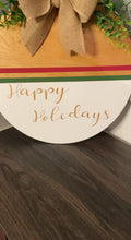 Load and play video in Gallery viewer, Happy Holidays Wood Sign
