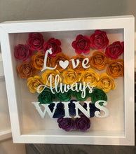 Load image into Gallery viewer, Love Always Wins Shadow Box
