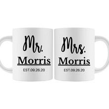 Load image into Gallery viewer, Mr. or Mrs. Mugs
